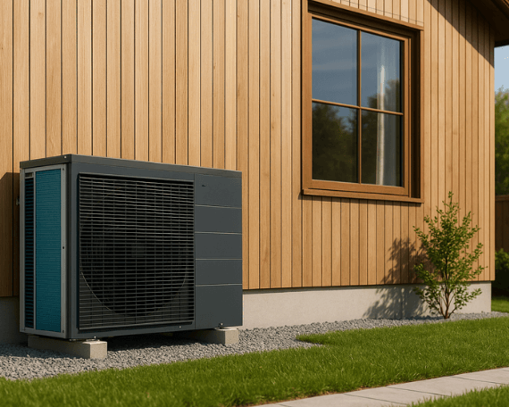 Heat pump installation in Taranaki home