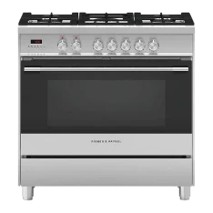 Oven and cooktop in modern kitchen