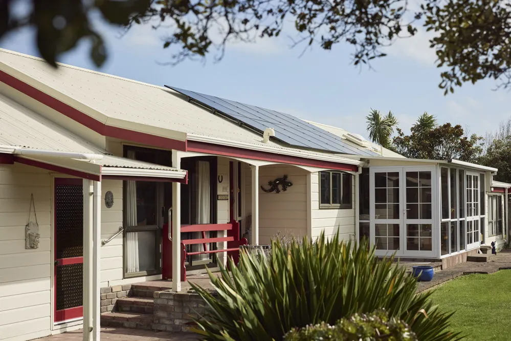 Sungrow solar on Taranaki roof