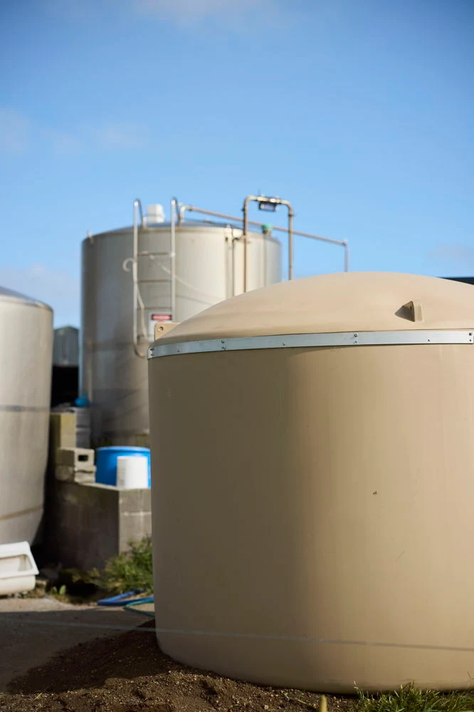 The Ice Tank dairy cooling system installed on farm