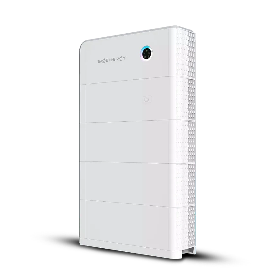 Close view of Sigenergy SigenStor modular battery modules